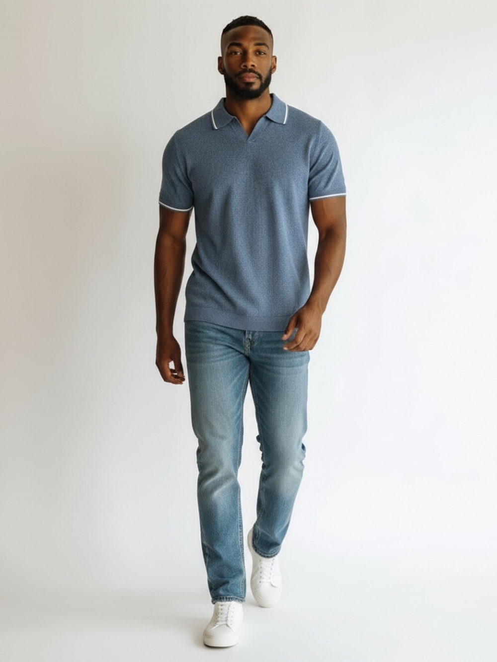 The Commons Men’s XL-Tall - Textured Jacquard Polo short sleeve - NEW w/tags
